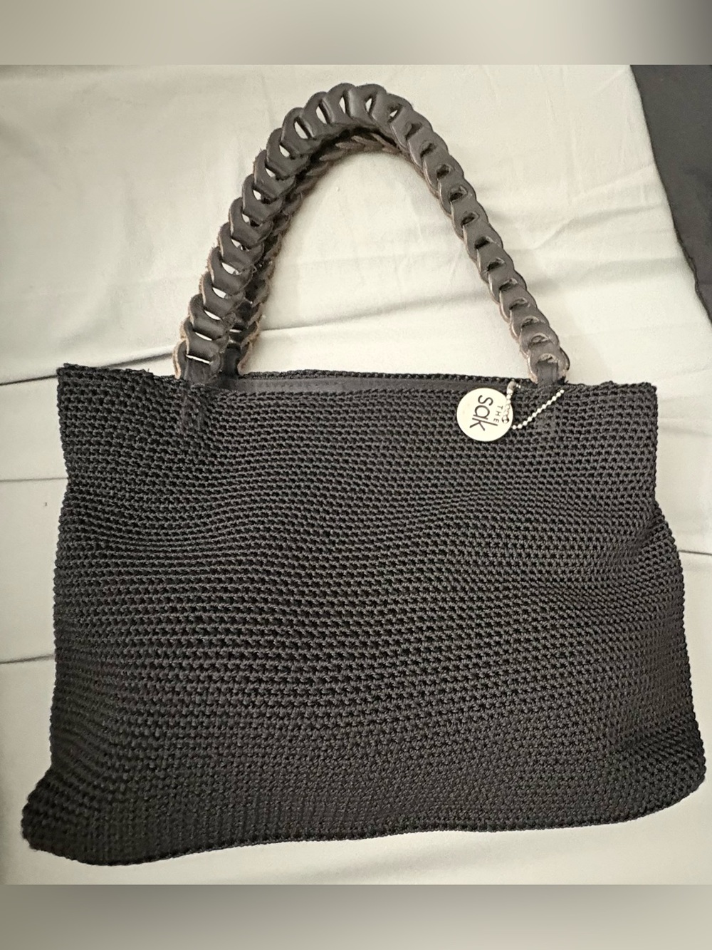 The Sak Original Hand-Crochet Woven Shoulder Bag – Boho Chic Everyday Purse